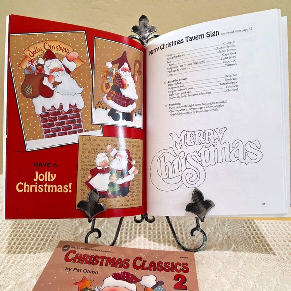 1996 Grace Publications Christmas Classics 2 Craft Design Country Crafting Book - Picture 11 of 13